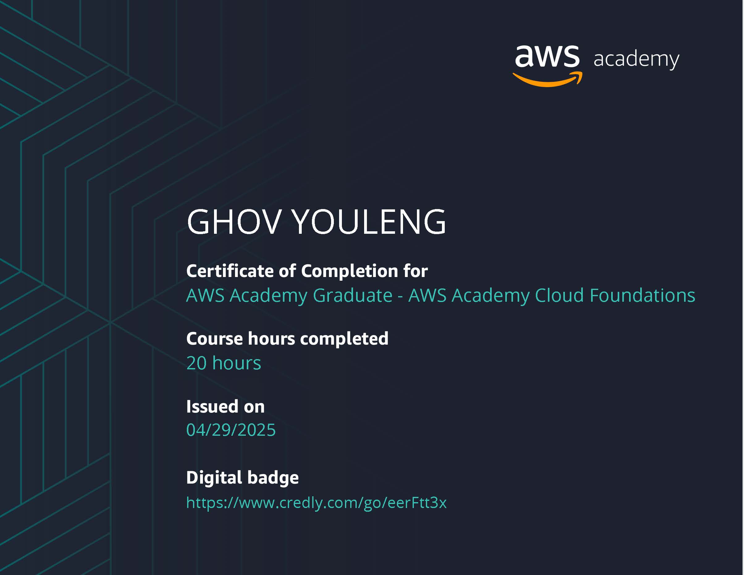 AWS Academy Cloud Foundation