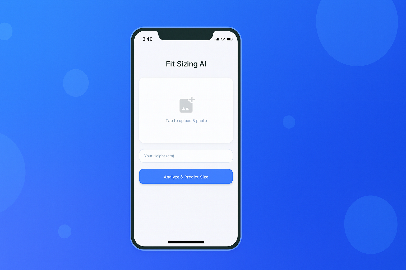 Fit Sizing App